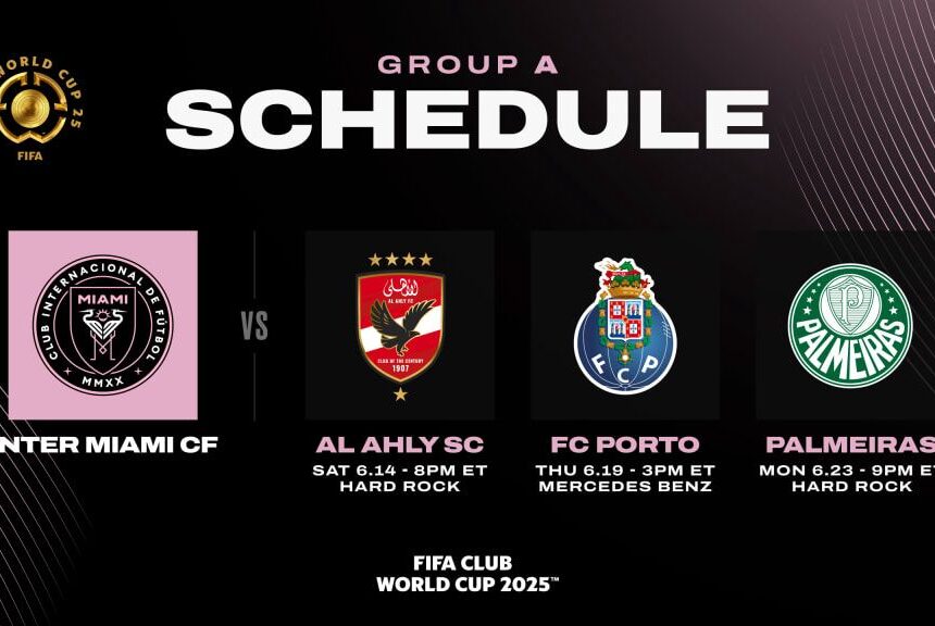 COUPE DU MONDE DES CLUBS 2025 : FAFÀ PICAULT ET INTER MIAMI FACE À TROIS GÉANTS