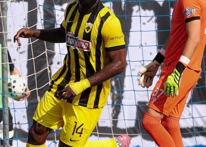 COUPE DE GRÈCE : FRANTZDY PIERROT OFFRE LA VICTOIRE À L’AEK ATHÈNES   