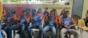 Le groupe de joueur ayant pris par au stage en Espagne